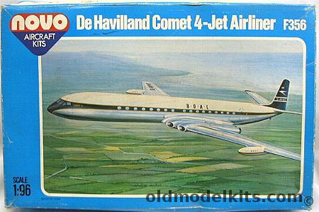 Novo 1/96 De Havilland Comet 4 - Jet Airliner - BOAC - (ex Frog), F356 plastic model kit